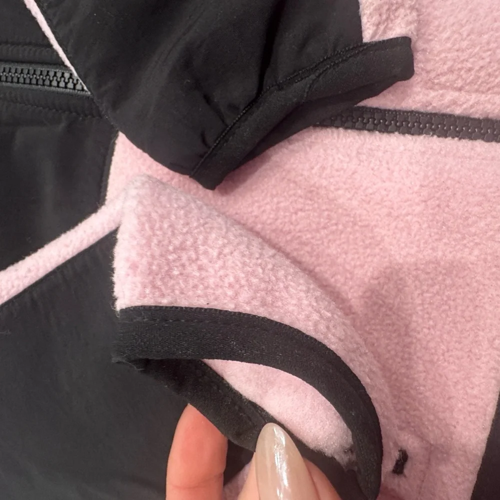 The North Face Toddler Denali Fleece Jacket Pink & Black Polartec 2T - Picture 5 of 9